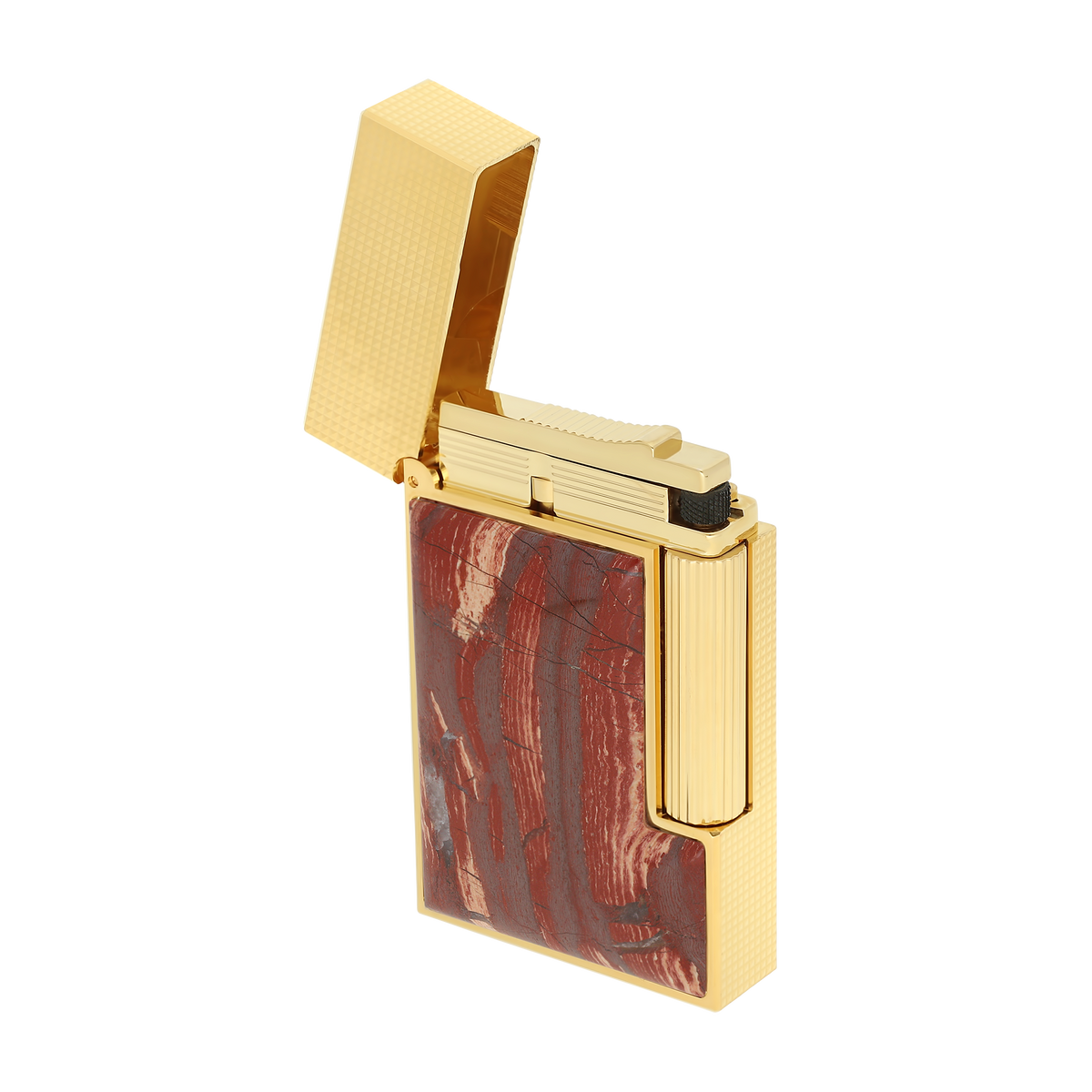 S.T. Dupont Line 2 Stone of fortune Jasper Snakeskin Lighter