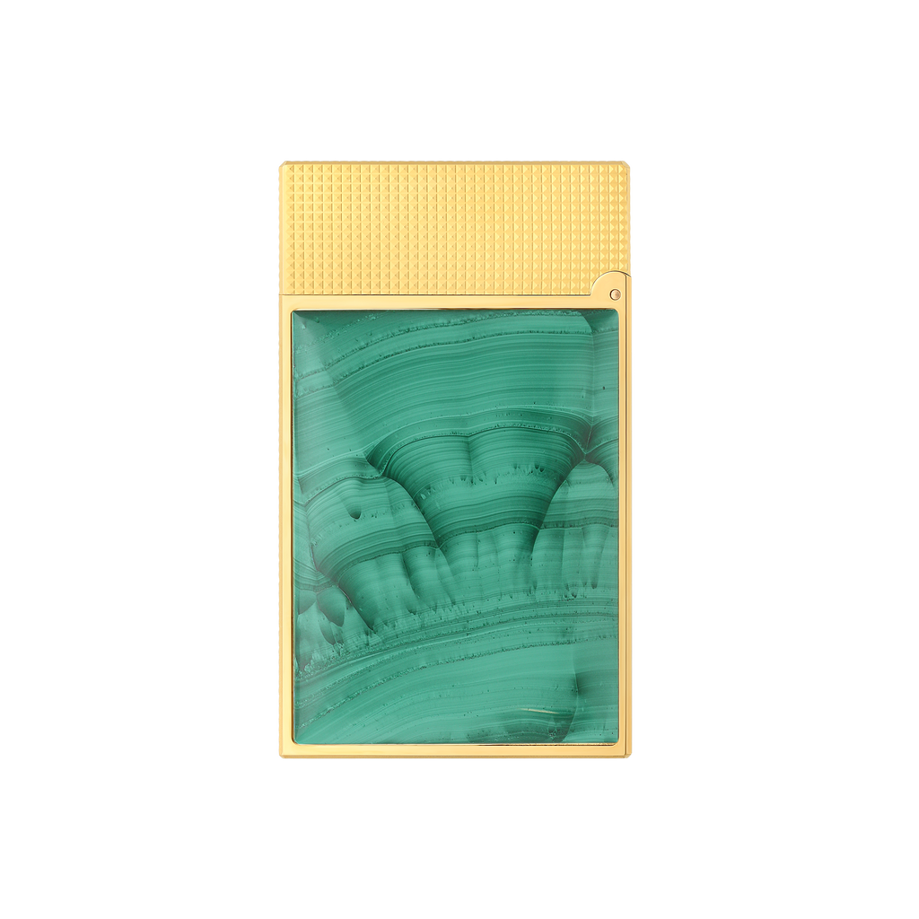 S.T. Dupont Line 2 Stone of fortune Malachite Lighter