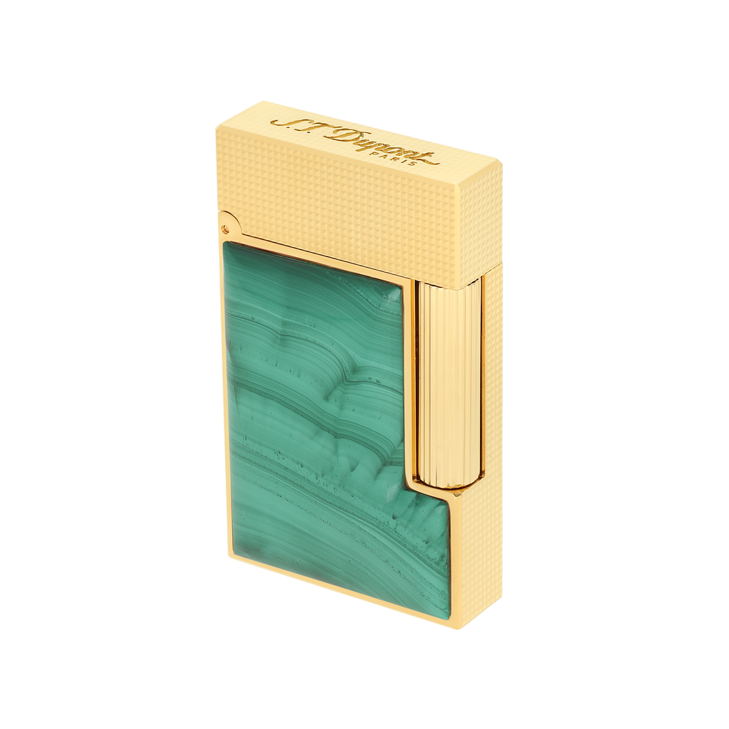 S.T. Dupont Line 2 Stone of fortune Malachite Lighter