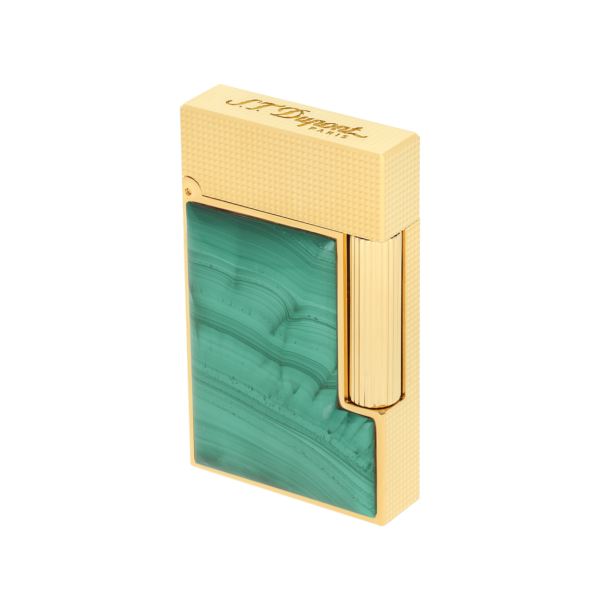 S.T. Dupont Line 2 Stone of fortune Malachite Lighter