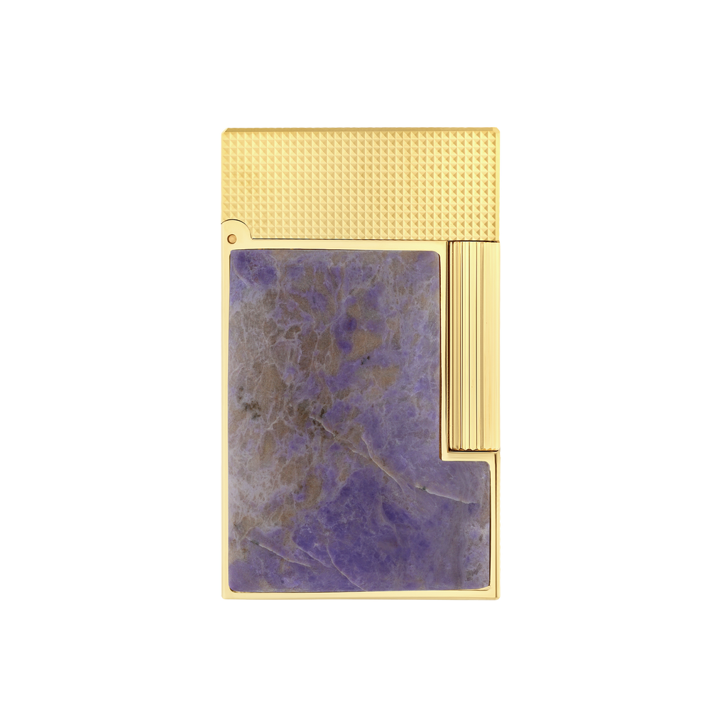 S.T. Dupont Line 2 Stone of Fortune Jade Violet Lighter