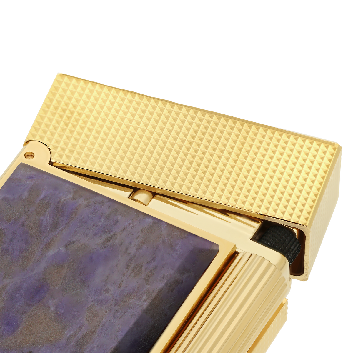 S.T. Dupont Line 2 Stone of Fortune Jade Violet Lighter