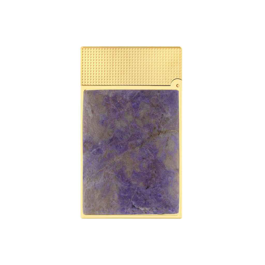 S.T. Dupont Line 2 Stone of Fortune Jade Violet Lighter