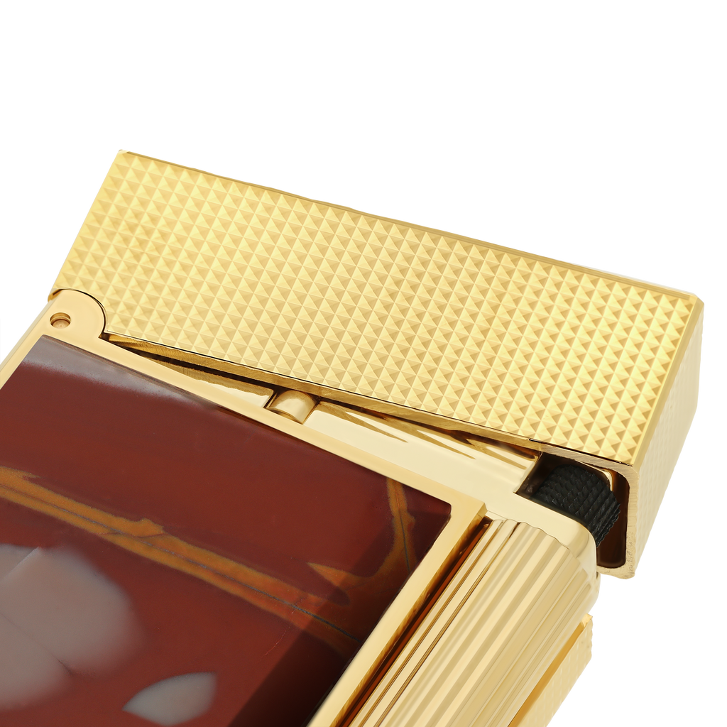 S.T. Dupont Line 2 Stone of Fortune Jaspe Noreena Lighter