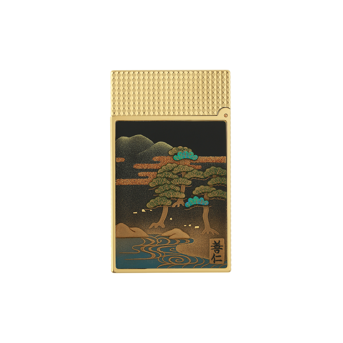 S.T. Dupont Maki-e Line 2 Lacquered Lighter - C16156