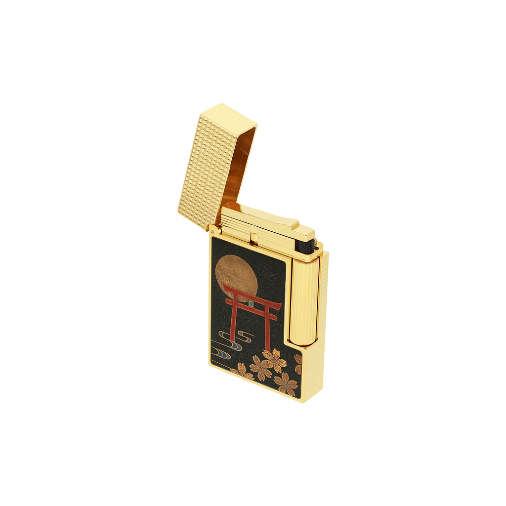 S.T. Dupont Maki-e Line 2 Lacquered Lighter - C16157