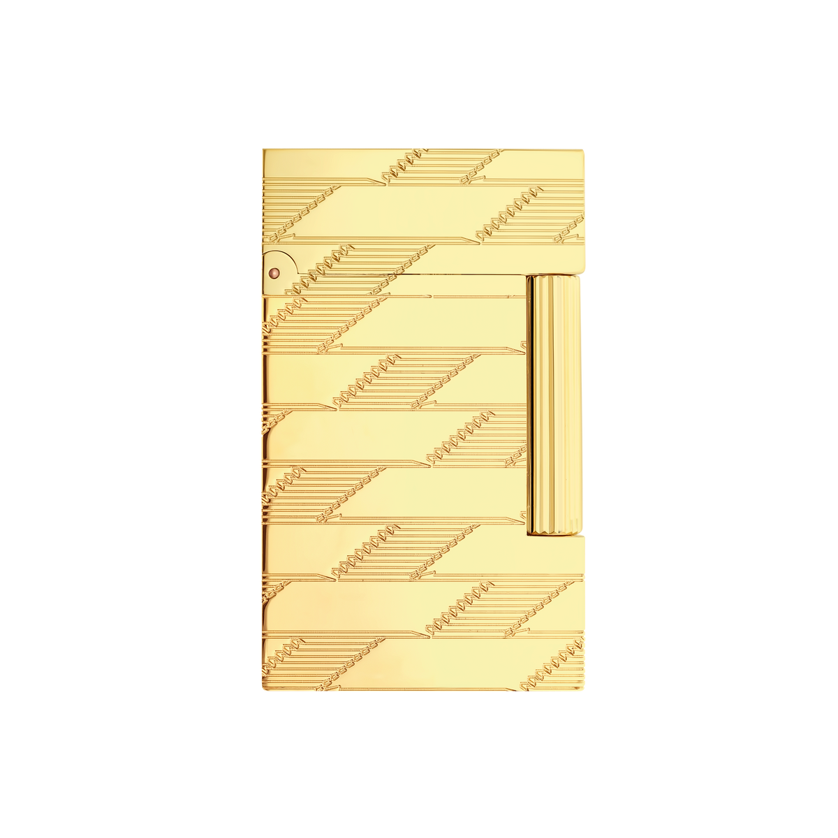 S.T. Dupont Monogram 1872 Line 2 Guilloche Lighter - C16178