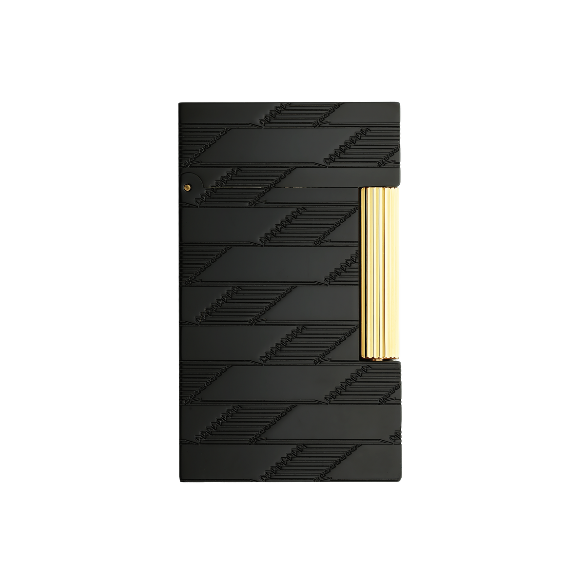 S.T. Dupont Monogram 1872 Line 2 Guilloche Lighter - Black