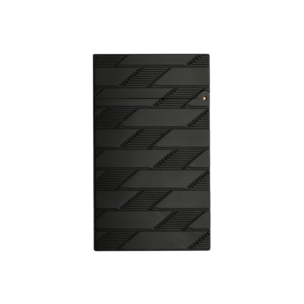 S.T. Dupont Monogram 1872 Line 2 Guilloche Lighter - Black