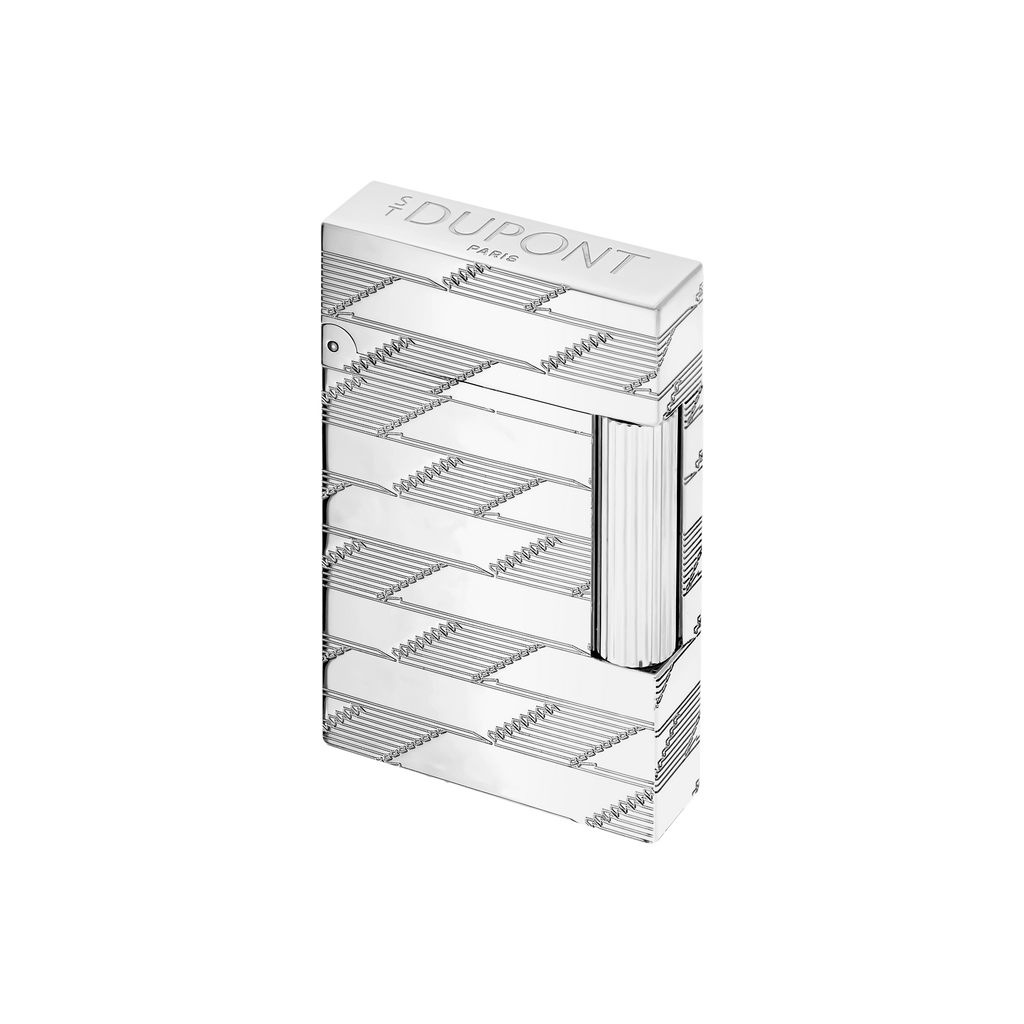 S.T. Dupont Monogram 1872 Line 2 Guilloche Lighter - C16180