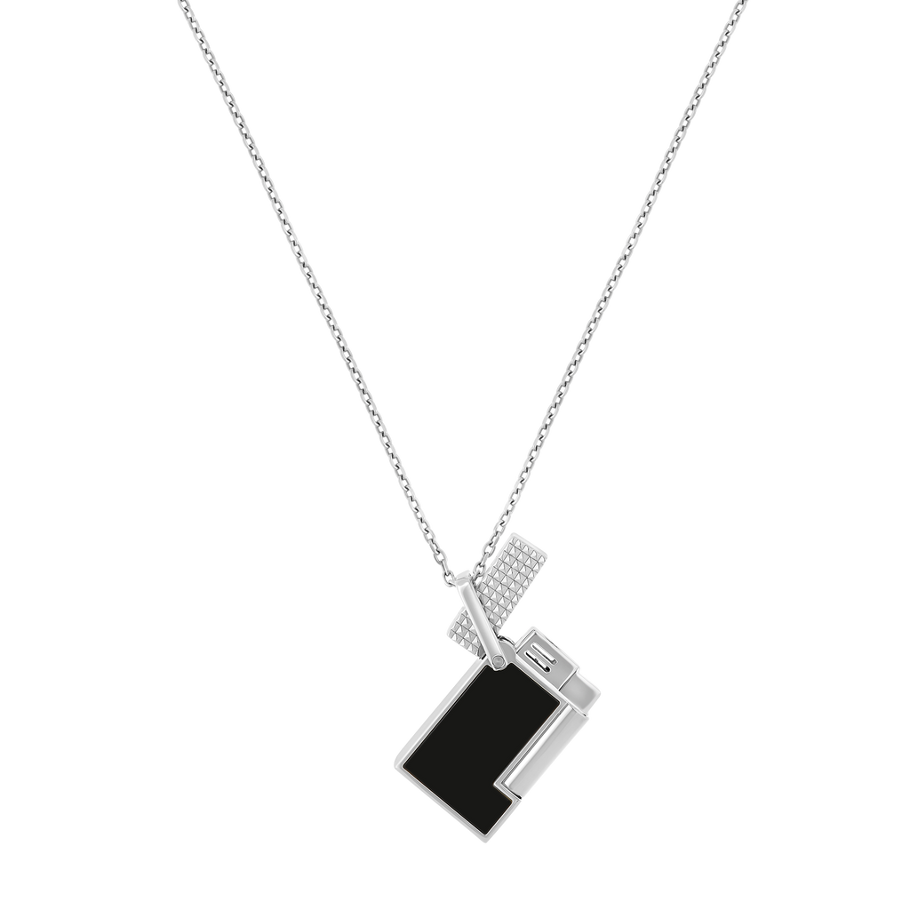 S.T. Dupont Lacquered lighter - Silver