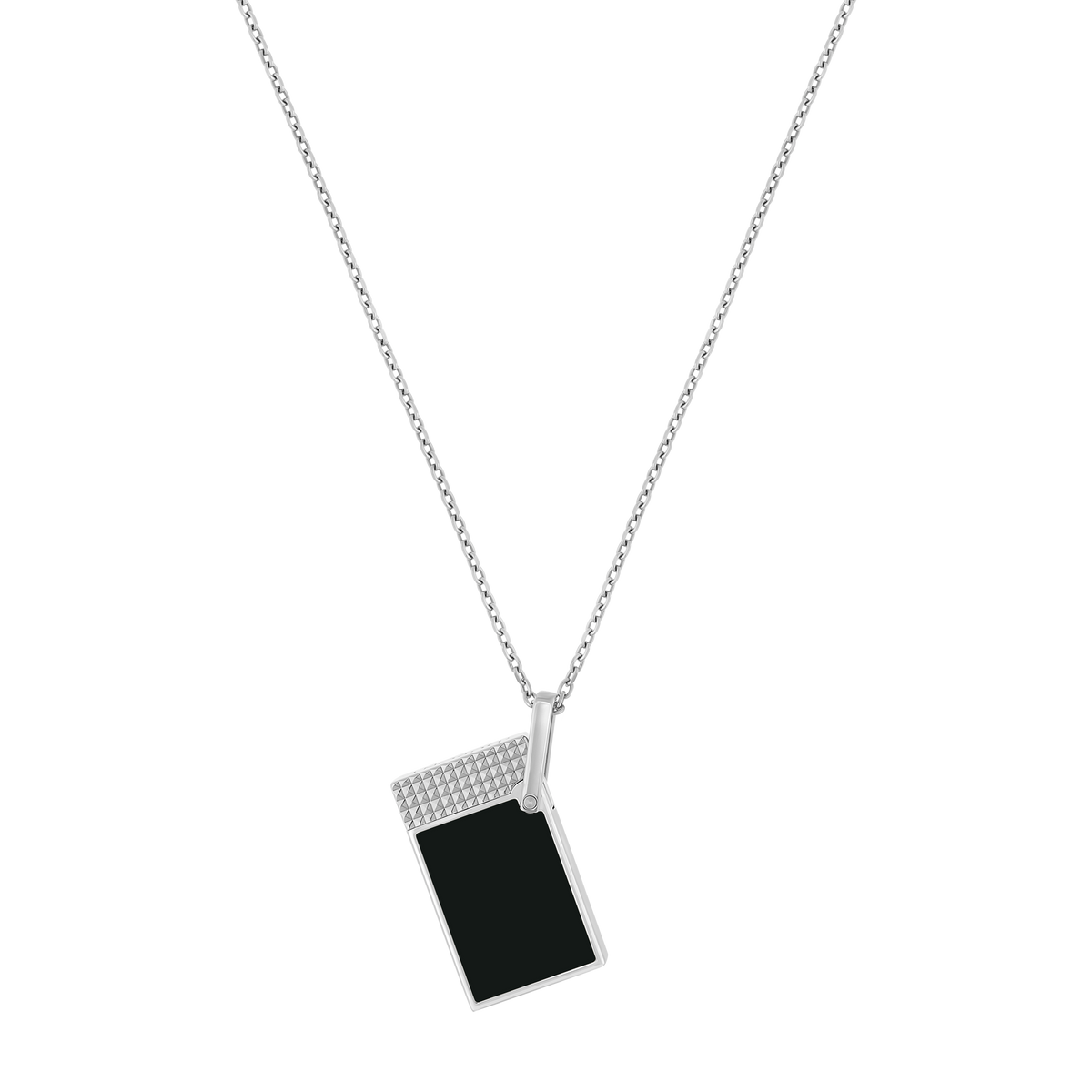 S.T. Dupont Lacquered lighter - Silver