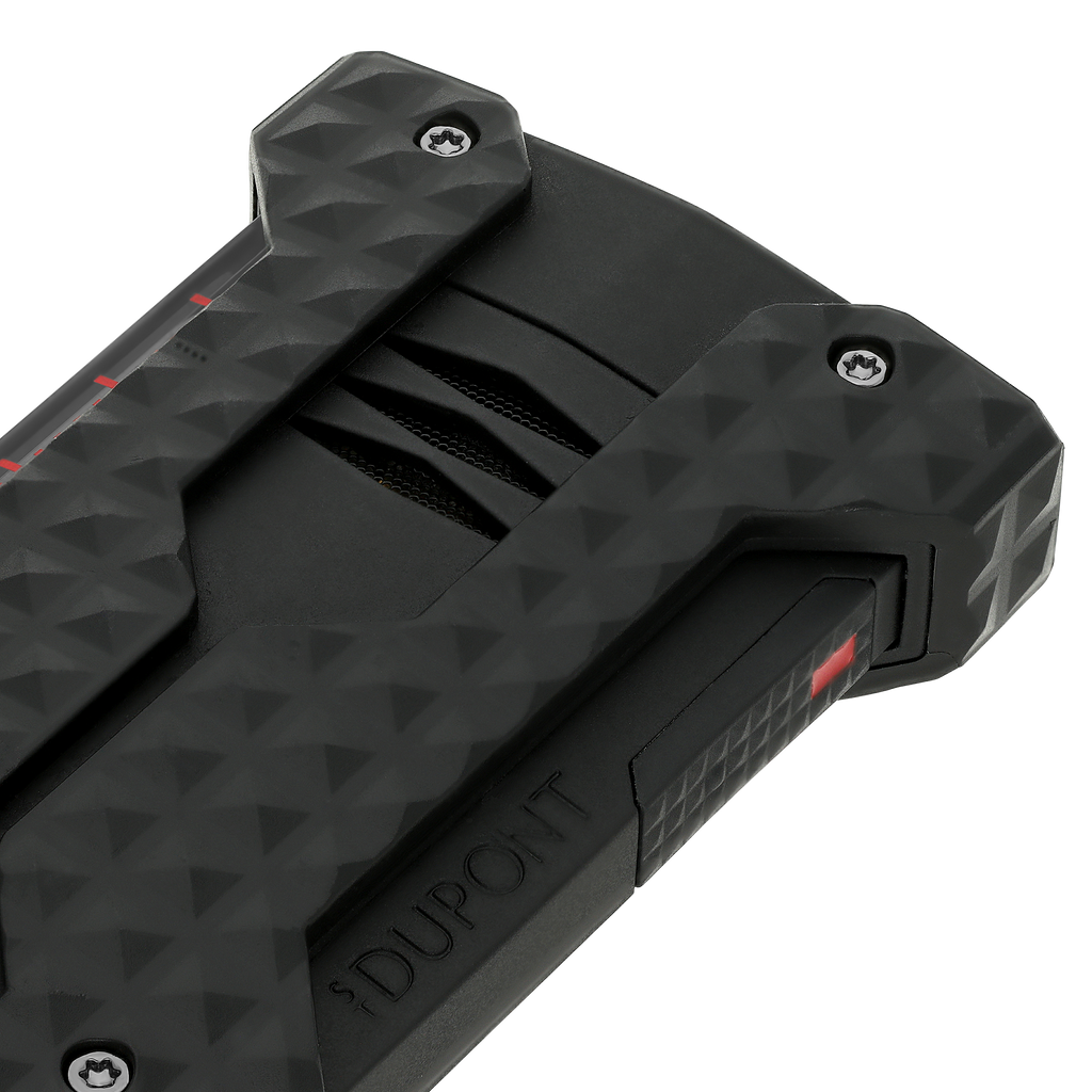 S.T. Dupont Windproof Brushed lighter - Black