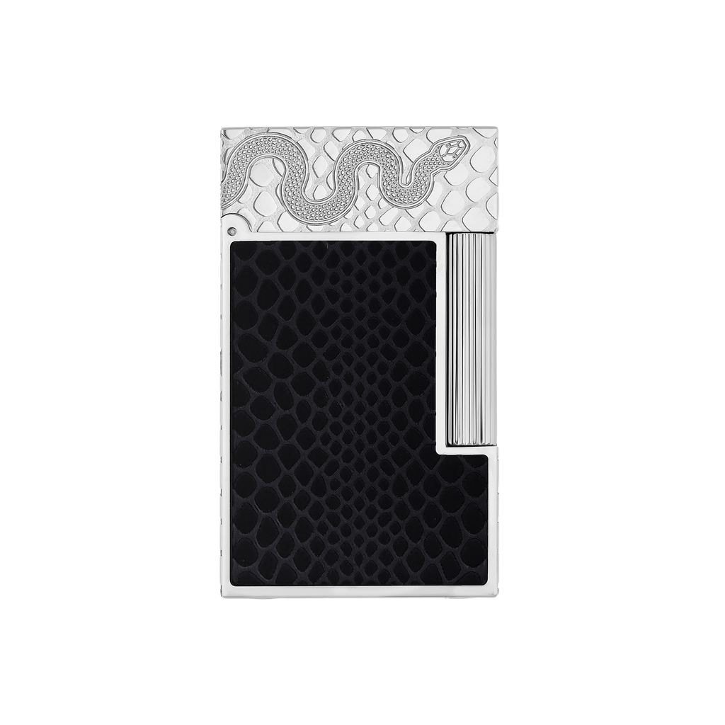 S.T. Dupont Snake Lacquered lighter - Black