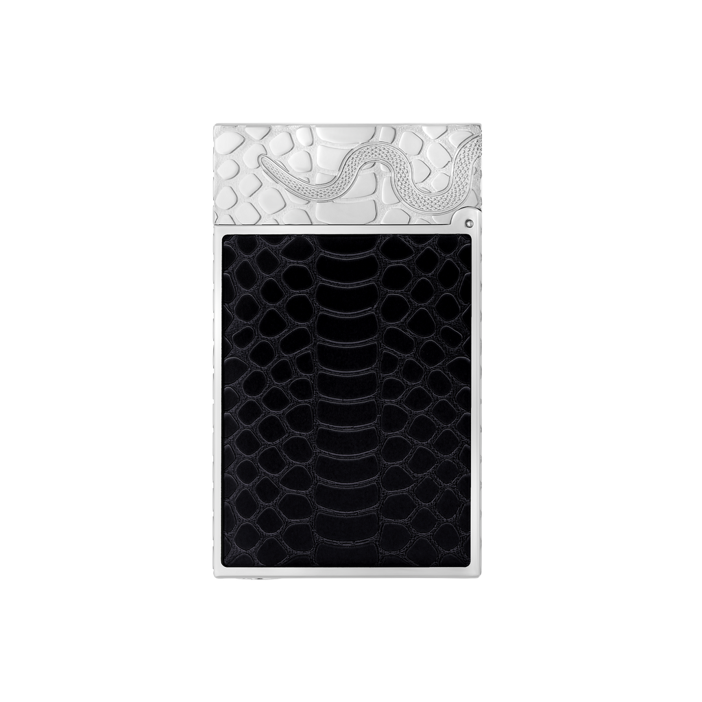 S.T. Dupont Snake Lacquered lighter - Black