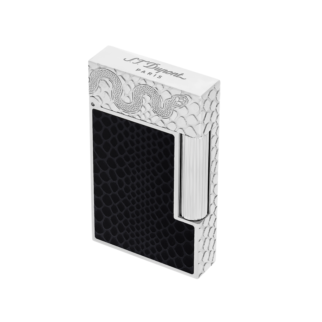 S.T. Dupont Snake Lacquered lighter - Black