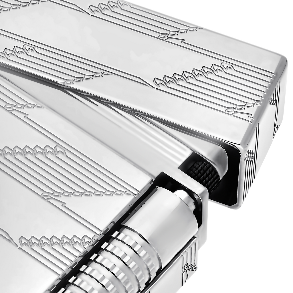 S.T. Dupont Le Grand Dupont Guilloche lighter - Silver