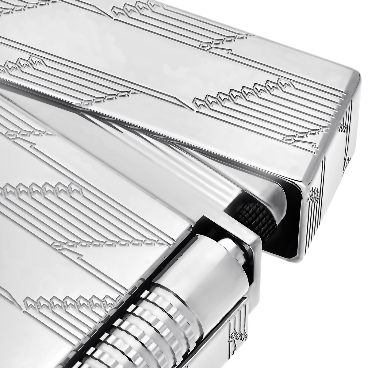S.T. Dupont Le Grand Dupont Guilloche lighter - Silver