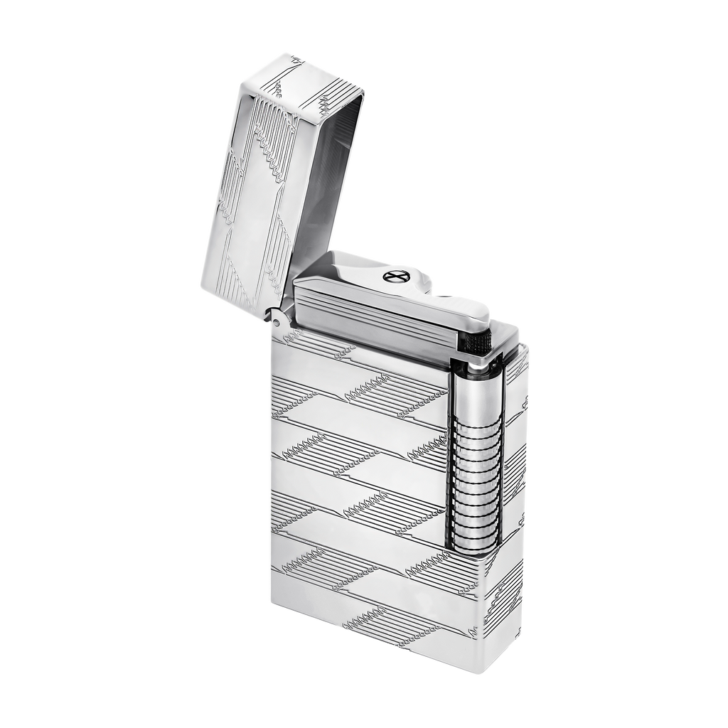 S.T. Dupont Le Grand Dupont Guilloche lighter - Silver